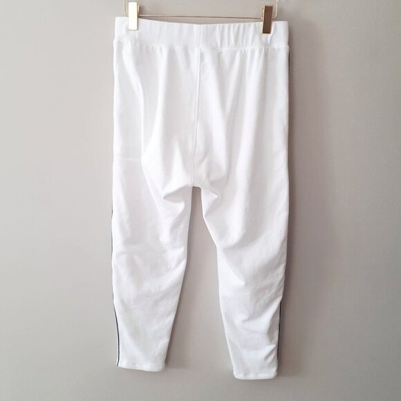EUC Under Armour white joggers with black silver piping detail, M - Picture 9 of 9